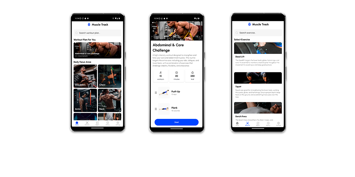Muscle Track App