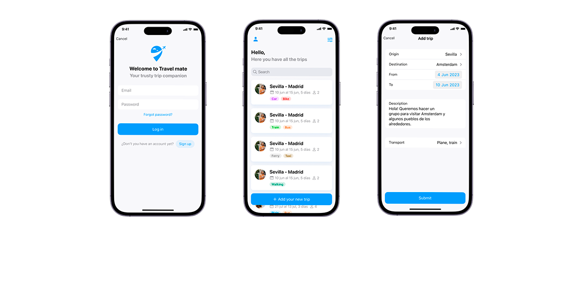 Travel Mate App
